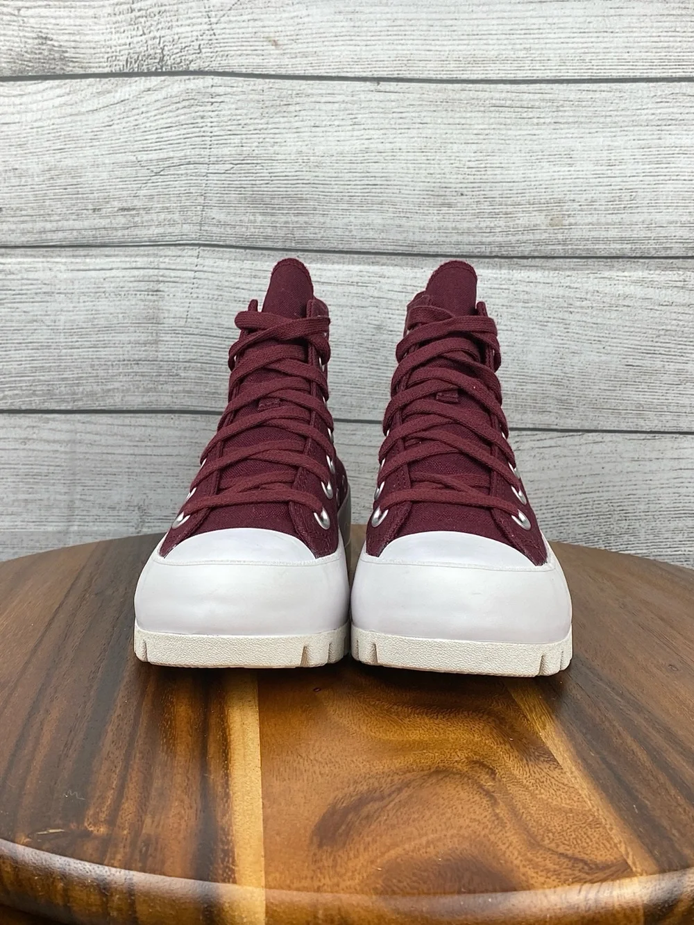 Converse Chuck Taylor All Star Lugged High Dark Burgundy Shoes Women’s Size 6